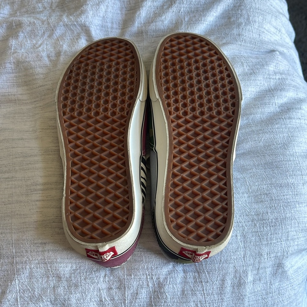 Vans- VINTAGE- H2F! Zebra Camo Mix/Match- Mens 9 Women 10.5 - NEW Sneakers - Picture 6 of 8